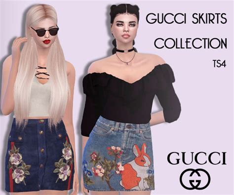 gucci gg canvas skirt|gucci skirt sims 4.